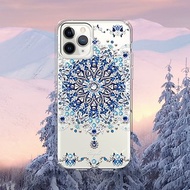 iPhone 11全系列 輕薄軍規防摔彩鑽手機殼-冰雪情緣
