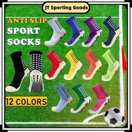 Anti Slip Sock Football Socks Stokin Bola Sepak Stoking Badminton Basketball Grip Sport Thick Socks 