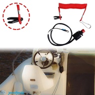 JENNIFERDZ Kill Switch Tether Cord, Stretchable Safe Boat Kill Switch Lanyard, Emergency Stop Switch