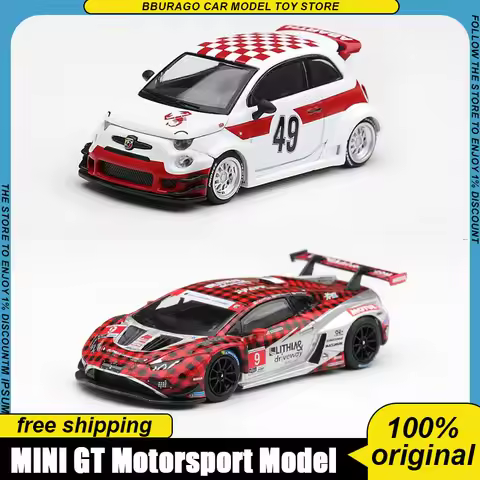Pre-Sale Mini Gt 1:64 Subaru Abarth Bmw Lamborghini Nissan #1325 #1327 Alloy Rally Endurance Gt Drif