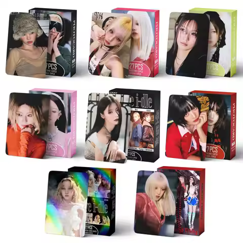 127pcs GIDLE GOOD THING Photo Lomo Cards Set Shuhua Yuqi Minnie Miyeon Kpop Idol Collectible Merch A