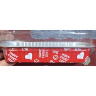 Mini Loaf Baking Pans Square foil aluminum container (200ml capacity) 20 pcs with lid