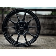 New Car Sport Rim WedsSport TC105X Flow Forming 16x7J 4x100 4x114 ET38 Gloss Black -