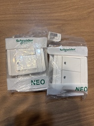 Schneider 施耐德電氣 NEO 系列 雙位水平單向開關