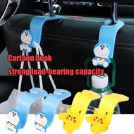 Car seat hook, car small hook, Doraemon Pikachu cartoon cute car accessories