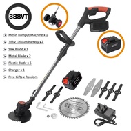 Bosch Mesin Rumput Grass Cutter 388VF Mesin Rumput Bateri Lawn Mowers Mesin Potong Rumput 割草机