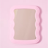 [Daiso Korea]Lovely Wavy Square Stand Mirror