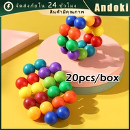 Great Value Coupon! 3D Rubik's Cube Toys 20 Balls Educational Stress Relief Magic ball