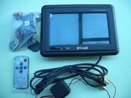 &lt;H400&gt;家用車用 7吋頭枕臺式液晶螢幕 監視器可用，倒車自動切換可加裝數位電視DVB-T導航DVD等設備