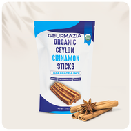 อบเชยแท่งซีลอน 6" 100% CEYLON CINNAMON STICK ORGANIC From Sri Lanka Alba Grade A USDA Certified Orga