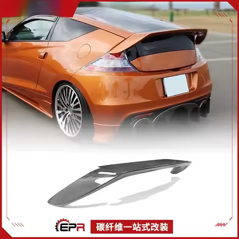For Honda CRZ 2025 Carbon Fiber ZF Ducktail Fixed Spoiler Non-Destructive Add-on