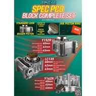 BLOK PCO 135LC Y15ZR Y15 RS150 RS RSX 62MM 63MM KZR KOZI BLOK ALOI RACING BLOCK - NEW BLOCK LC- 63MM