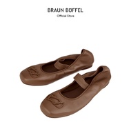 Braun Buffel (Online Exclusive) Volia Ballet Flats In Bran