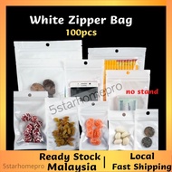White Zipper Bag/Half White Zipper Bag