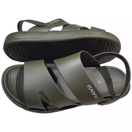 Sandal Cowok Keren Selop Karet Empuk Luofu Tali Belakang / Sandal Laki-Laki Dewasa Awet Kece Import