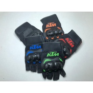 Ktm Half Finger Gloves - Ktm Separo Gloves - Ktm Motorcycle Gloves