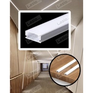 1m LED strip light aluminium U channel / profile track rail casing housing surface mounting