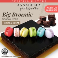 [AnnaBella Patisserie]18CM BIG Brownies Cake (ONLY) | Free Birthday Pack