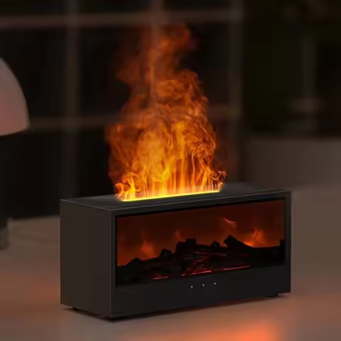 Air Humidifier USB Rechargeable Aroma Diffuser Ultrasonic Cool Mist Maker Fogger Lamp Difusor 2 Spee