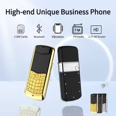 Unlocked Metal Body Palm Cellphone Small Size Poratable Classic Dual Sim Blacklist High-Tech-End Sig
