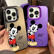 Handdrawn Standing Happy Mickey Phone Case Compatible for IPhone 15 13 11 14 12 Pro Max 7/8 Plus Se2020 X/XS MAX XR Boutique Phone Case