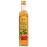 แฮปปี้เมทน้ำส้มสายชูหมักแอปเปิ้ลออร์แกนิค 500มล. [8856891002553] Happy Mate Raw Organic Apple Cider Vinegar 500ml