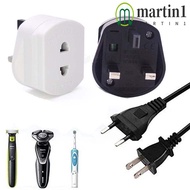 MARTIN1 EU to UK Socket Adapter Electrical Wall Socket 1.6A 250V Power Plug Adapter EU Plug Converte