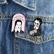 SG INSTOCKS Addams Family Wednesday Addams Enamel Pins