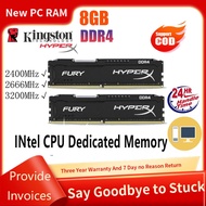[Bảo hành 3 năm] Kingston HyperX Fury RAM DDR3 4 8GB 16GB 3200MHz 2666MHz 2400MHz Bộ nhớ RAM Intel C