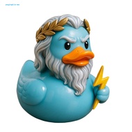poyingtis Resin Duck Figurine Mythical Duck Decor Zeus Duck Figurine Greek Mythology God Duck Resin 