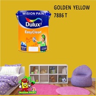 GOLDEN YELLOW 7886 T ( 5L ) ICI DULUX EASY CLEAN / EASYCLEAN INTERIOR PAINT