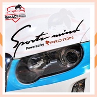 Car Sticker Sports Mind Proton Saga Gen2 Persona Satria Exora Vinyl Decal