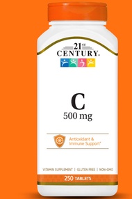 21st Century, Vitamin C, 500 mg, 250 Tablets