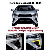 Perodua Bezza 2020 2025 Front Bumper DRL Daylight With Cover+Running Signal