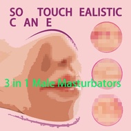 Local delivery-3 in 1 Pocket Pussy Male Masturbator Sex Toy toy for adult man Male Penile Stroker wi