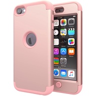 For iPod Touch 5 6 7 Case, Heavy Duty High Impact Armor Case Cover Protective Case for iPod Touch 5/
