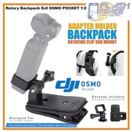 Backpack Adapter Rotary Clip 360 Rotation Mount Clamp DJI OSMO POCKET 1/2 & OSMO POCKET 3