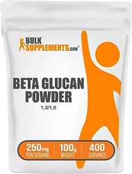 BulkSupplements.com Beta Glucan Powder (1,3/1,6) - Beta Glucan Supplements - Immune Support Suppleme