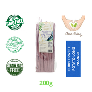 CLEAN EATING Purple Sweet Potato &amp; Whole Wheat Long Noodle - 200g