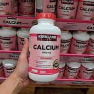 [HCM]Viên uống hỗ trợ bổ sung Canxi Calcium 600mg của Kirkland 500 viên
