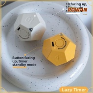 ROWANSG Automatic Rotating Timer, 2 Volume Adjustable LED Screen USB Rechargeable Timer, Custom Coun