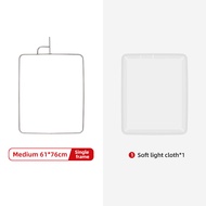 AMBITFUL 61x75cm / 24x30 Sun Scrim Transparent / White / Black Diffuser Metal Alloy Frame For Photog
