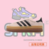 [R-MAN] ADIDAS GAZELLE BOLD Women Thick-Soled Casual Shoes Pink Suede IE0429 Taiwan