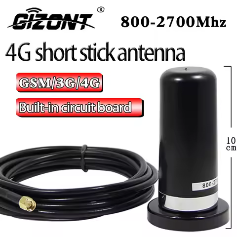 GSM 2G 3G 4G Antenna SMA Male N Male Vehicle Car Magnetic Mount Antena Signal Booster 35dBi 800-2700