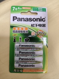 Panasonic 3A AAA 800mAH充電電池4粒裝 冷氣電視機遙控可用