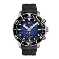 天梭T120六針最新款，橡膠帶，表徑45mm！防水300米T120.417.17.041.00 TISSOT SEASTAR 1000 CHRONOGRAPH