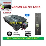 CANON PIXMA E3370 + WIFI=TANK NEW เครื่องใหม่พร้อมติดแท้งค์ พร้อมติดแท้งค์ One