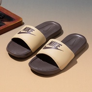 耐克（NIKE）拖鞋男鞋2023夏季休闲外穿防滑耐磨一字拖鞋沙滩鞋鸳鸯运动凉拖男 CN9675-701/一字拖/咖啡棕 41
