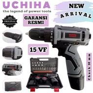 PROMO!! MESIN BOR BATERAI 15 VOLT 10MM BOR GENGGAM BOR CORDLESS UCIHA UCHIHA huuh KOPER