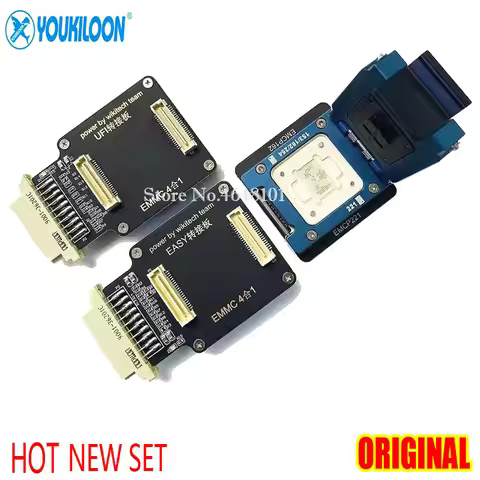 Emmc 4in1 Socket emmc153 169 emcp162 186 emcp254 emcp221， for ufi easy jtag plus, emmc pro , riff v2
